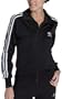 adidas Women's adi Firebird Track Top (Black, White, Small)