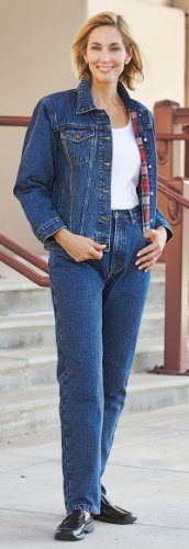 Guide Gear Women's Flannel - lined Jeans Stonewash product image