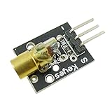 EasyWordMall KY-008レーザー送信センサモジュール650nm 5VダイオードArduino AVR PIC用
