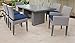 TK Classics FLORENCE-DTREC-KIT-6ADC2DCC-NAVY Florence Dining Set, Navy