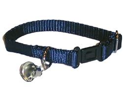Sandia Pet Products Navy Ferret Collar with Bell - adjustable 4 to 8 inches