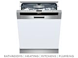 Neff Dishwasher Stainless Steel 60cm Semi Intergrated