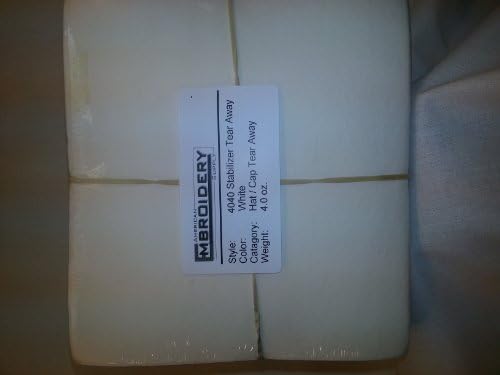 Hat / Cap TearAway 4.0oz White 500 pack, 4 x 7 x 4