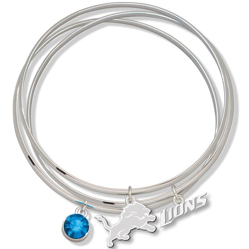 Detroit Lions Triple Bangle Bracelet