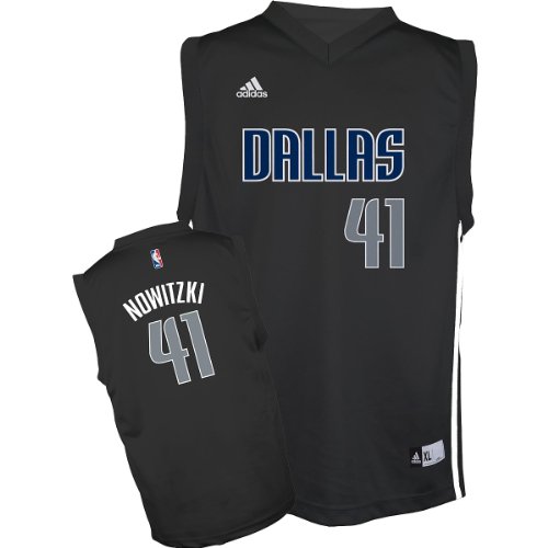 Adidas Dallas Mavericks Dirk Nowitzki Youth (Sizes 8-20) Revolution 30 Fashion Replica Jersey Large