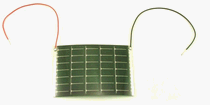 Powerfilm 6V 50mA Flexible Solar Panel with Wires MPT6-75