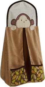 Carter's Monkey Bars Diaper Stacker, Chocolate