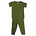 KicKee Pants Basic Short Sleeve Pajama Set- Newborn Through Kids 10