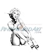 Hollywood Glamour Art Print Giclee' by Dirk Richter