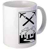 chem trail cup o` conspiracy Airplane Mug by CafePress