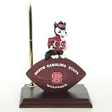 North Carolina State NCSU Desk Pen Set With Clock