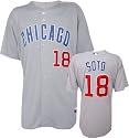 Geovany Soto Majestic Road Authentic Onfield Cool Base Chicago Cubs Jersey