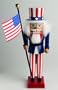 Decorative Christmas Nutcracker - Uncle Sam (12.2 inches)