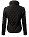 J.TOMSON Women's Quilted Lightweight Puffer Zip Up Jacket with Pockets