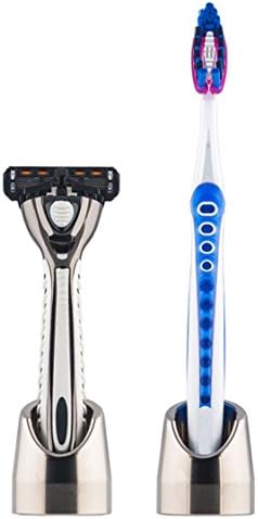 FLYT Solo Stand for Razors and Toothbrushes. Minimalist Bathroom Organizer. Made in the USA. (1 Stand)