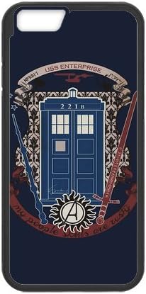 iPhone 6 Protective Case - Tardis 221B Door Hardshell Cell Phone Cover Case for New iPhone 6