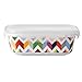 French Bull 3 Piece Porcelain Food Storage Container Set - Lunch, Airtight - Ziggy
