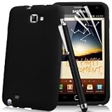 ***** VENTES FLASH COFFRET� ***** Coque SAMSUNG GALAXY NOTE N7000 Housse silicone �tui gel TPU DESIGN Original " Black Sublime " + 3x Film protection �cran LCD transparent + STYLET capacitif tactile fin couleur noir pour Galaxy Note 1 OFFERT ! ********** de QUALIT� LUXE VERITABLE ***********par Access-Discount�