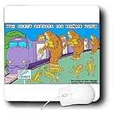 Londons Times Funny Animals Cartoons - Gorillas Collecting Bananas - Mouse Pads