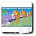 All Products : Londons Times Funny Animals Cartoons - Gorillas Collecting Bananas - Mouse Pads