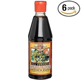 Ocean Spring Bourbon Chicken Grill 'n' Dip Sauce, 15.5-Ounce Bottles (Pack of 6)