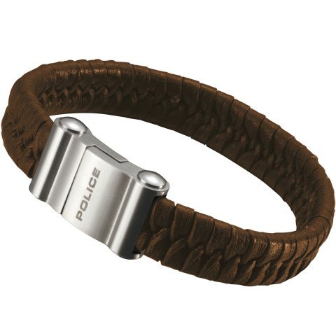 Police \"Indy\"  Armband unisex Leder braun geflochten 19 cm PJ22645BLC-02-19 Preisvergleich