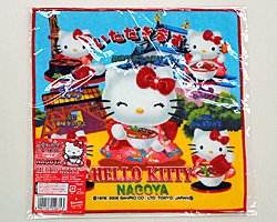 【ご当地キティ】ハローキティ　ひつまぶしバージョン　プチタオル