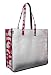 WSU Logo Washington State University Beach Stadium Tote Bag with Clear Sides and Cotton Fabric - SEE Through Thru Bag for School Events or Beach CHRISTMAS GIFT IDEA for MEN Women Ladies MOM or Dad Teachers and Travelers
