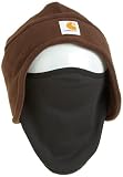 Carhartt Men's Fleece 2-In-1 Headwear,Dark Brown,One Size
