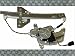 99-05 Pontiac Grand Am 4DR Window Regulator REAR Right