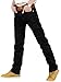 Newfacelook Designer Mens Jeans Fashion Black Denim Jeans Pants Trousers Black