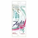 Gillette Agilite Plus Slalom Women's Disposable Razors - 4 Pack