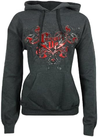 Cowgirl Up, Women's "Cowgirl Up" Heart Hoodie (XL)