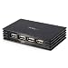 4 Port Compact Black USB 2.0 Hub