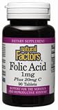 Folic Acid, 1mg 90 Tablets