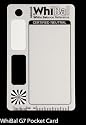 GENUINE WhiBal G7 Certified Neutral White Balance Card - Pocket Card (2.1"x3.35")