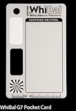 GENUINE WhiBal G7 Certified Neutral White Balance Card - Pocket Card (2.1x3.35)