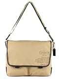 Coach HWC Canvas Messenger Bag 70587 Khaki