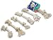 White Booda Bone - Cotton Bone - X-Large for dogs 85 to 110 pounds - 18 in. long x 1 1/4 in. wide.