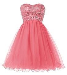 Short Sweetheart Lace Chiffon Evening Dress/Homecoming Dress/Bridesmaid Dress/Prom Dress/Party Dress 