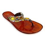 FF Womens Pink Jelly Putty Diamante Flip Flops Beach Holiday Summer Ladies Sandals Size
