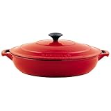 French Home Red 2.5 Quart Fait Tout Braiser Casserole