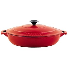 French Home Red 2.5 Quart Fait Tout Braiser Casserole by French Home