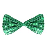 Green Sequin Bow Tie ~ Fun Costume Party Accessories (STC12061)