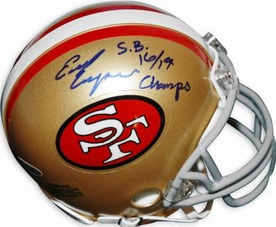 Buy Earl Cooper (San Francisco 49ers) ) Football Mini Helmet by Sports Memorabilia LLC