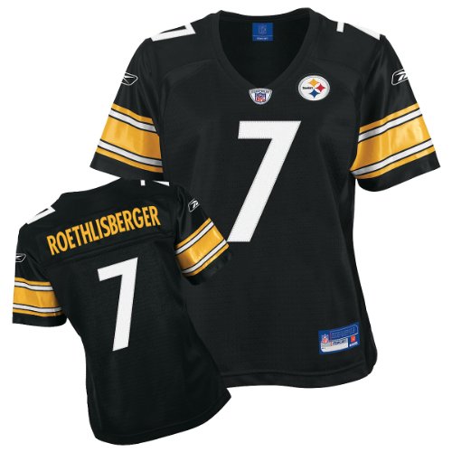 Reebok Pittsburgh Steelers Ben Roethlisberger Women's Premier Jersey Medium