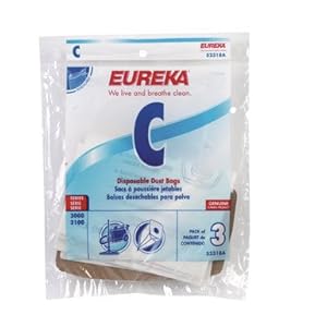 Eureka 52318 Style C Replacement Vacuum Bags (3 pack)