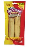Dingo Wag'n Wraps Chicken Basted 2-Pack, 4.4-Ounce