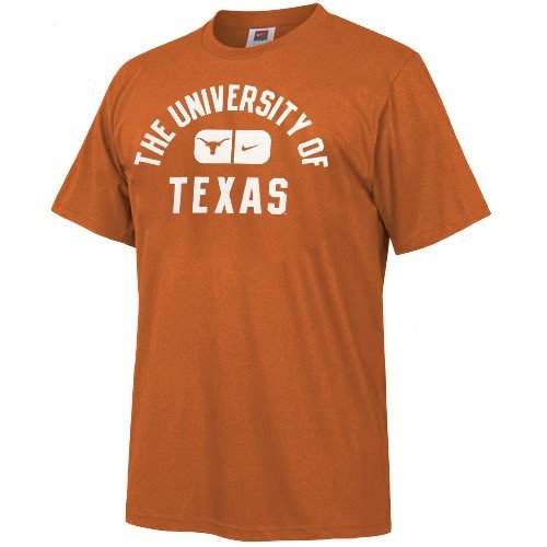 Nike Texas Longhorns Burnt Orange College Athletic T-shirt