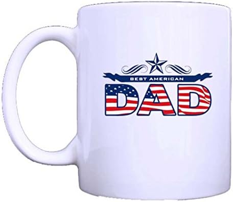 Ceramic White Mug Tea Mug Coffe Cup With Best America Dad Print